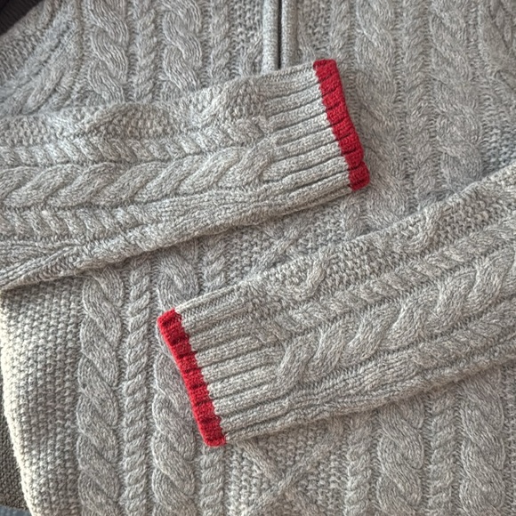 • BRAND NEW • Mini Boden • Kids' Cable Half Zip Wool Blend Sweater • 7-8Y - Picture 13 of 15